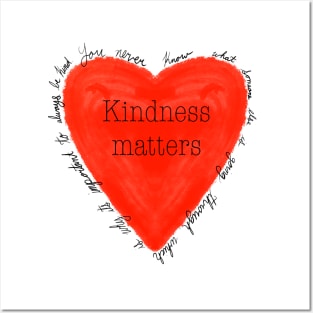 Kindness Matters Posters and Art
